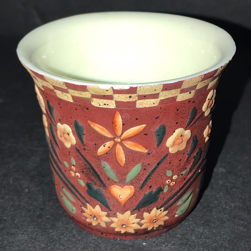 Vintage Lang Candles Primitives Votive Floral Bounty artwork by Ellen Stouffer